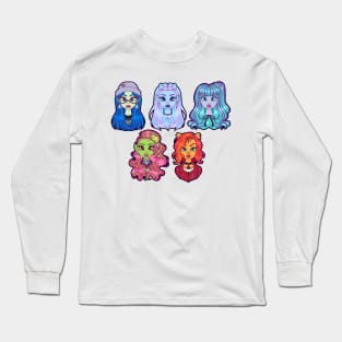 Monster High G3 Ghouls - Ghoulia, Abbey, Twyla, Venus, Toralei Long Sleeve T-Shirt